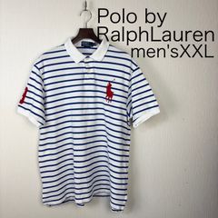Polo by Ralph Lauren ストライプポロシャツ XL - メルカリ