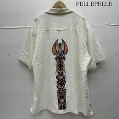 ペレペレ 00s トーテムポール 刺繍 レーヨン 開襟 半袖 シャツ メンズ L ISItems【USED】【古着】【中古】50146620のサムネイル