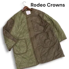 Rodeo Crowns ロデオクラウンズ 秋冬 2WAY リバーシブル★ 中綿 キルト コート Sz.F レディース