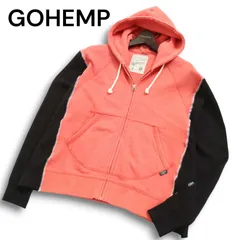 GOHEMP ゴーヘンプ 秋冬 ヘンプ★ 裏起毛 オーバーサイズ ジップ スウェット パーカー フーディー Sz.XL位 メンズのサムネイル