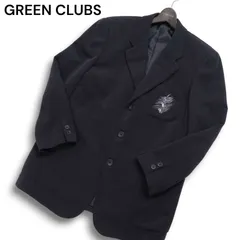 GREEN CLUBS グリーンクラブ 秋冬 バッグスバニー刺繍★ テーラード ジャケット Sz.3 メンズ 灰 グレー 日本製のサムネイル