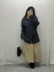 ポロ ラルフローレン コーデュロイ カラーフラップ ポケット キルティング ダウン ジャケット M C06576