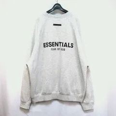 ESSENTIALS エッセンシャルズ FEAROFGOD フィアオブゴッド ラバー バック ロゴ クルーネック スウェット トップス ヘザーグレーXLサイズ 090233のサムネイル