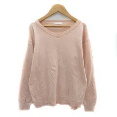 ドレスキップ DRESKIP ニット カットソー 長袖 L ライトピンク /YK30