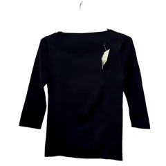 【一点物】】【タグ付き】NEWYORKER ニューヨーカー ニットセーター ブラック Mサイズ B12