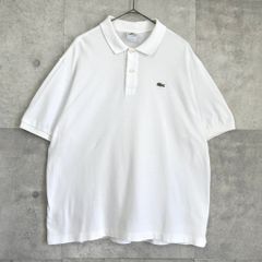 ラコステ ロゴ 半袖ポロシャツ ホワイト