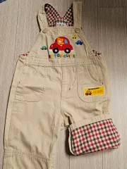 ミッキーマウス サスペンダー ズボン 80