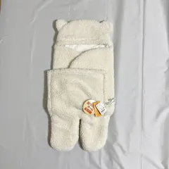 新品未使用 タグ付き バースデー ホワイト 女の子 男の子 サイズ50 60 70 おくるみ ボアスリーパー マジックテープ もこもこ ロンパース カバーオール