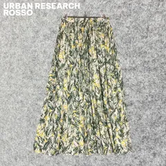URBAN RESEARCH ROSSO 花柄フレアロングスカート Fサイズ
