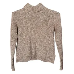 B061 NEWYORKER ニューヨーカー タートルネック ニット セーター ウール シルク レディース M