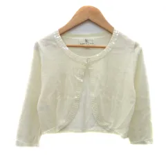 クミキョク 組曲 KUMIKYOKU カーディガン ショート丈 七分袖 2 アイボリー /YK3