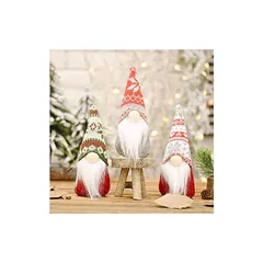 【迅速発送】3個セットクリスマス飾り クリスマスツリー飾り ドワーフ人形 北欧地域で非常にある インテリア 装飾北欧森の中の老人の妖精人形ですス ぬいぐるみ おしゃれ かわいい サンタクロース トムテ サンタクロース 装飾 雰囲気作り 壁 窓 玄関 吊り装 0