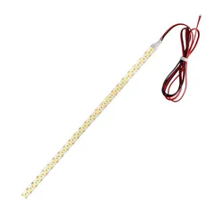 【迅速発送】Kaito Denshi(海渡電子) LEDテープライト 車 12V 高密度 240LED/m 防水 車外 照明 常時点灯 正面発光 切断可能 イルミネーション 電飾 カスタム 1チップ 白ベース 30cm 白色