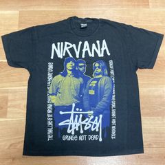 Nirvana stussy Tシャツ ニルヴァーナ ストューシーXL - メルカリ