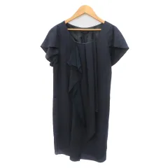 アーバンリサーチ URBAN RESEARCH ワンピース ミニ丈 半袖 ONE 紺 ネイビー /YK36