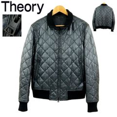 美品】Theory 牛革 シングルライダースジャケット S レザー 本革