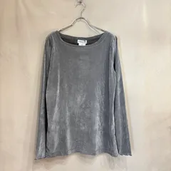 CIAOPANIC TYPY チャオパニックティピー シアー フロッキー ベロア メロー トップス グレー レディース FREE TYZ1032306A0005 新品