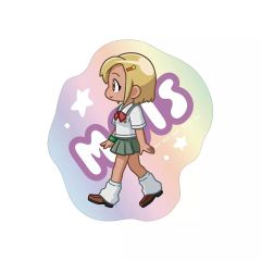 [신품] 씰 스티커 앙골 모어 치비토코 오로라 다이컷 스티커 [케로로 군조]