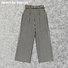 apart by lowrys ギンガムチェック ワイドパンツ Mサイズ