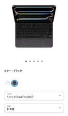 【極美品】11インチ iPad Pro M5/M4  Magic Keyboard ブラック 純正 日本語版