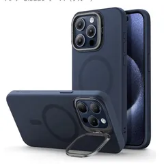 ESR iPhone 15 Pro ケース MagSafe対応 隠しスタンド 調整可能 ワイヤレス充電対応 米軍MIL規格 耐衝撃 傷防止