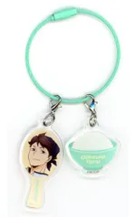 【中古】キーホルダー 及川徹 「大戸屋×ハイキュー!! 勝利に導く、勝負飯!コラボキャンペーン トレーディングしゃもじ＆ごはん2連アクリルチャーム」