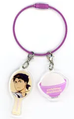 【中古】キーホルダー 牛島若利 「大戸屋×ハイキュー!! 勝利に導く、勝負飯!コラボキャンペーン トレーディングしゃもじ＆ごはん2連アクリルチャーム」