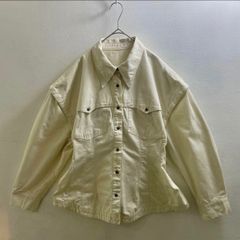 初期ライカ期】ヴィヴィアンウエストウッドマン 襟変形総柄シャツ44 