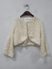 キャサリンコテージ アイボリー ファー ボレロ