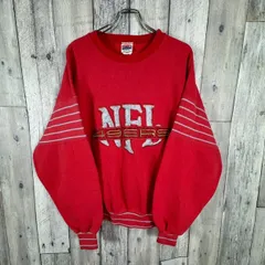 OLD NUTMEG ATHLETIC DEPT 90s ナツメグ 米国製 USA製 NFL San Francisco 49ERS 裏起毛 肉厚 厚地 スウェット スエット トレーナー メンズ L サイズのサムネイル