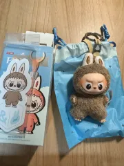 開封のみ POP MART (ポップマート ) ピンポラヴ ミニ ラブブ (Labubu) & ぬいぐるみ キーホルダー 秘密のパスワード シリーズ