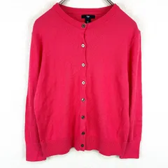 ギャップ GAP【M】ニットカーディガン コットン 綿100% Uネック 薄手 差し色