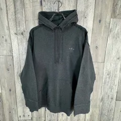 adidas アディダス 3本ライン 肉厚 厚地 ワッフル生地 サーマル パーカー メンズ 3XO サイズ