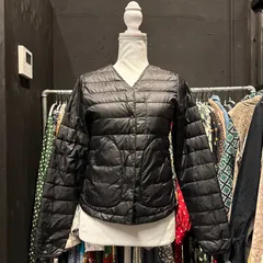 @ NANGA ナンガ　アーバンリサーチ URBAN RESERCH 別注　黒 ブラック BLACK クロ くろ　ダウン　インナー　DOWN　ダウン　ジャケット アウター 羽織 薄手