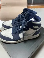 ジョーダン 1 レトロ ハイ OG CO JP ミッドナイト ネイビー 迷 (Me) ダン