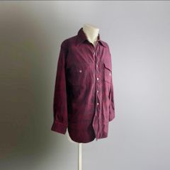 超希少!ビンテージシアーズ1960'sフランネルシャツレッドUSA Lサイズ黒