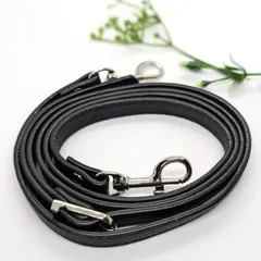 ショルダーストラップ　バッグ　肩ひも　ブラック　黒　コサッシュ　がま口　ポシェット　紐　ハンドメイド  布 革 ポーチ 和洋材料　手芸 金具 パーツ  資材 手作り 材料 素材 作製 財布  角形 裁縫 専門 送料無料　ポーチ　DIY