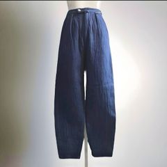 美品 ババグーリ ヨーガンレール リネン100％ ワイドパンツ コクーン M
