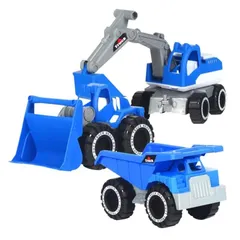 【迅速発送】砂場 ショベルカー 砂場遊びセット 砂場セット ショベルカー 砂遊びセット 砂場の砂 お砂場セット 砂遊び すなばセット (ブルー3個セット) 0