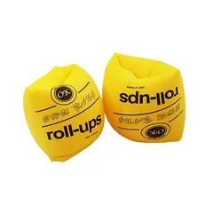 【迅速発送】Coollooda アームリング 子供用 大人用腕浮き輪 2個セット 浮き輪 腕浮き輪 子供用浮き輪 アームヘルパー 強い浮力 男女兼用 水泳用品 水泳練習用具 (黄色) 0