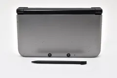 ★おすすめ★ 【液晶美品・動作確認済】ニンテンドー3DS LL シルバー×ブラック 大画面 LLサイズ  任天堂 レトロゲーム すぐ遊べる