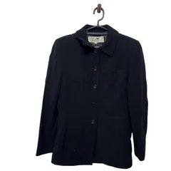 【美品】】23区 ニジュウサンク ジャケット コート ブラック 38サイズ B12