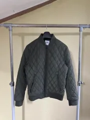 ザラ キルティング ジャケット カーキ