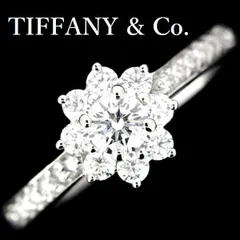 ティファニー フローラ ダイヤモンド リング Pt950 10号. TIFFANY&Co. ティファニー フローラ ダイヤモンド リング Pt950 10.5号