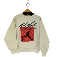 ナイキ NIKE 90s 銀タグ ジャンプマン プリントスウェットプルオーバー レディース JPN：M 