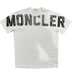 MONCLER/モンクレール /S /ホワイト /ロゴプリントTシャツ