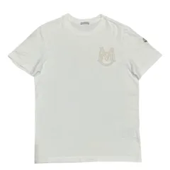 MONCLER/M /ホワイト /ロゴTシャツ