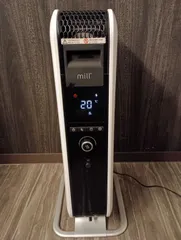 【K-1710】YAMAZEN 山善 Mill オイルヒーター YAB-H1200TIM(W) 2019年製 動作確認済み