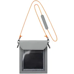 キングジム ミニバッグ フラッティ ワンマイル 中身が見える Mサイズ グレー 5564-GY [グレー] [M]