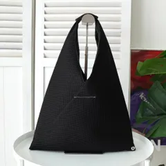 【バレンタイン期間限定セール30%OFF 】エムエムシックス メゾン マルジェラ メッシュ ジャパニーズバッグ スモール ハンドバッグ ブラック